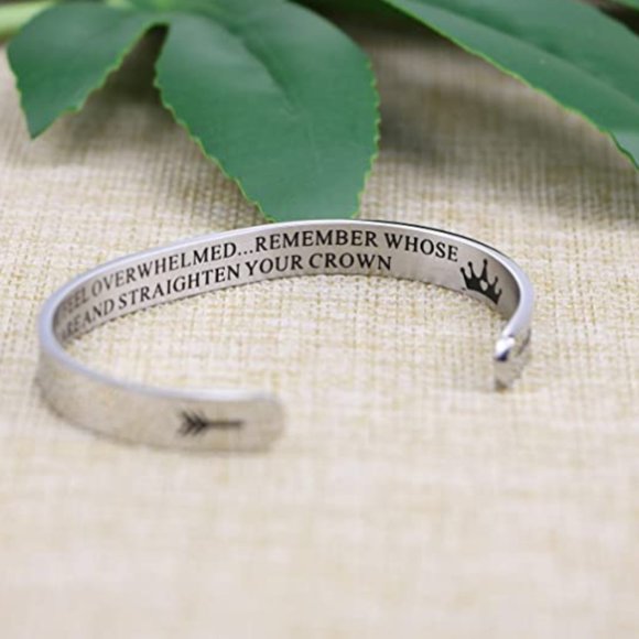 Joycuff Motivational Bracelet- Whenever you feel overwhelmed.. - Picture 1 of 3